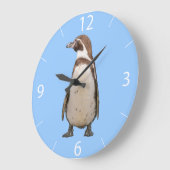 Pinguïn Wandklok (Hoek)