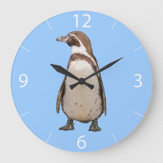 Pinguïn Wandklok (Voorkant)