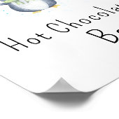 Pinguïn - Warme chocoladereep Poster (Hoek)