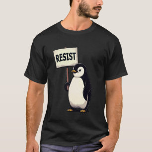 Pinguïn Weerstaat Grappige Pinguïns Tegen Tarief T-shirt
