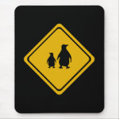 pinguïn wegteken muismat (Voorkant)