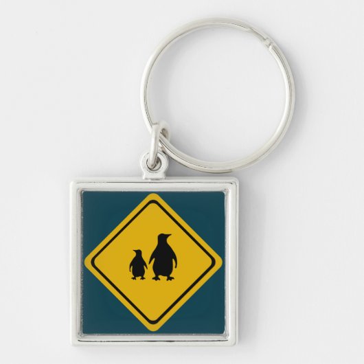 pinguïn wegteken sleutelhanger (Voorkant)
