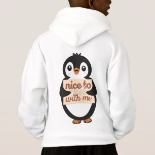 Pinguïn Welkom Bord: leuk om met mij af te spreken