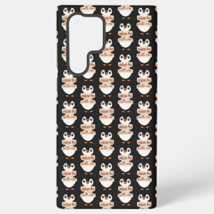 Pinguïn Welkom Bord: leuk om met mij af te spreken Samsung Galaxy Hoesje