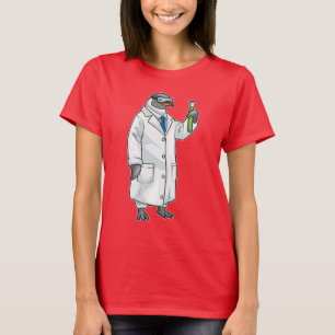 Pinguïn Wetenschapper Reageerbuis Laboratorium T-shirt