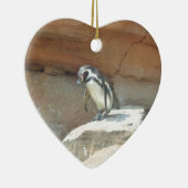 Pinguïn, wilde dieren, wilde vogels, dierentuin, z keramisch ornament (Rechts)