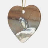 Pinguïn, wilde dieren, wilde vogels, dierentuin, z keramisch ornament (Links)