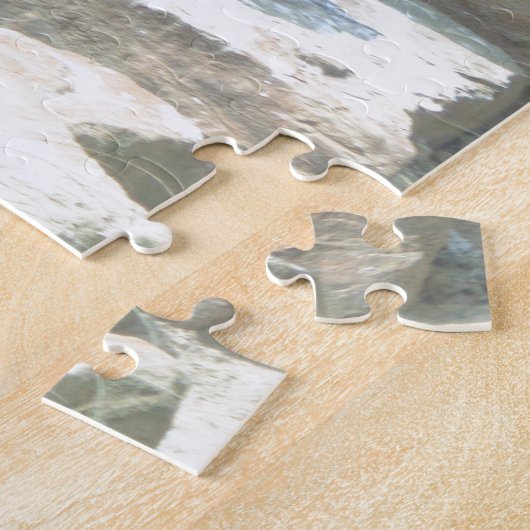 Pinguïn, wilde dieren, wilde vogels, dierentuin, z legpuzzel (Zijkant)