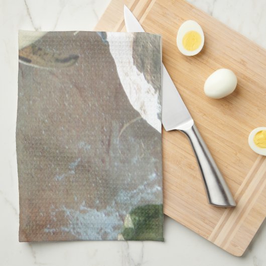 Pinguïn, wilde dieren, wilde vogels, dierentuin, z theedoek (Quarter Fold)