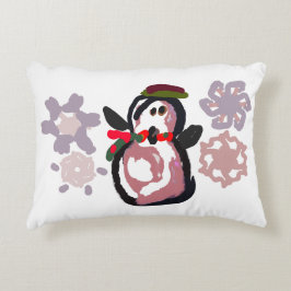 Pinguïn Winter Accent Kussen