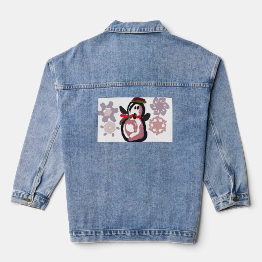 Pinguïn Winter Denim Jacket (Achterkant)