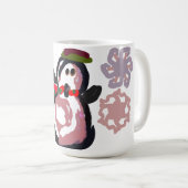 Pinguïn Winter Koffiemok (Voorkant rechts)