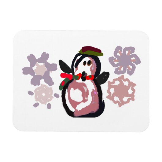 Pinguïn Winter Magneet (Horizontaal)