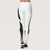 Pinguïn Yoga Workout-Leggings personaliseren Leggings (Achterkant)