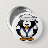 Pinguïn Zeeman Knop Ronde Button 7,6 Cm (Voorkant /achterkant)
