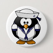 Pinguïn Zeeman Knop Ronde Button 7,6 Cm (Voorkant)