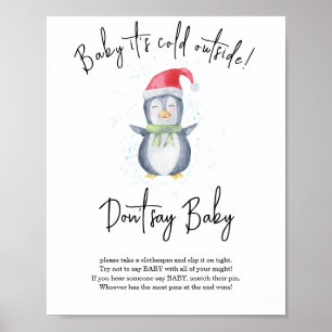 Pinguïn - Zeg geen baby Poster