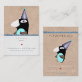 Pinguïn zoete sprookje Visitekaartjes (Voorkant / Achterkant)