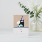 Pinguïn zoete sprookje Visitekaartjes (Staand voorkant)