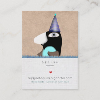 Pinguïn zoete sprookje Visitekaartjes