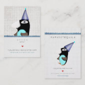 Pinguïn zoete sprookje Visitekaartjes (Voorkant / Achterkant)