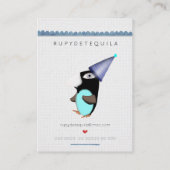 Pinguïn zoete sprookje Visitekaartjes (Achterkant)