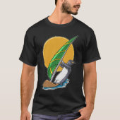 Pinguïn Zomersurfplank Sail T-shirt (Voorkant)