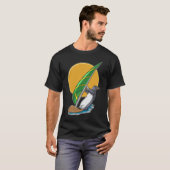 Pinguïn Zomersurfplank Sail T-shirt (Voorkant volledig)