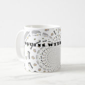 Pinguïn zonder Mok met koffie zonder rente (Voorkant links)