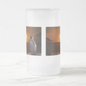 PINGUÏN ZONSONDERGANG MATGLAS BIERPUL (Center)