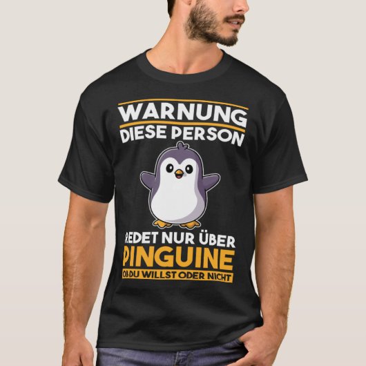 Pinguïn Zoo Dabbing Pinguïn T-shirt (Voorkant)