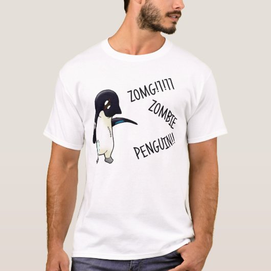 Pinguin Zumbie T-shirt (Voorkant)