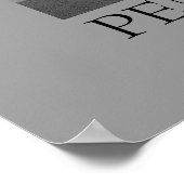 pinguïn ~ zwart-wit poster (Hoek)