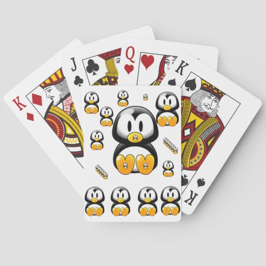Pinguïna Speelkaartendeck Speelkaarten (Achterkant)