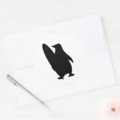 Pinguïnastastisch surf sticker (Envelop)