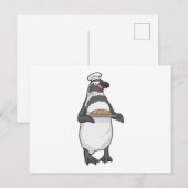 Pinguïnbakker Brood Briefkaart (Voorkant / Achterkant)