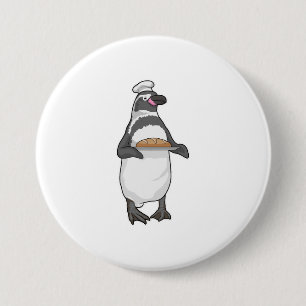 Pinguïnbakker Brood Ronde Button 7,6 Cm