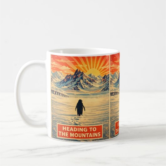 pinguïnberg mok (Links)