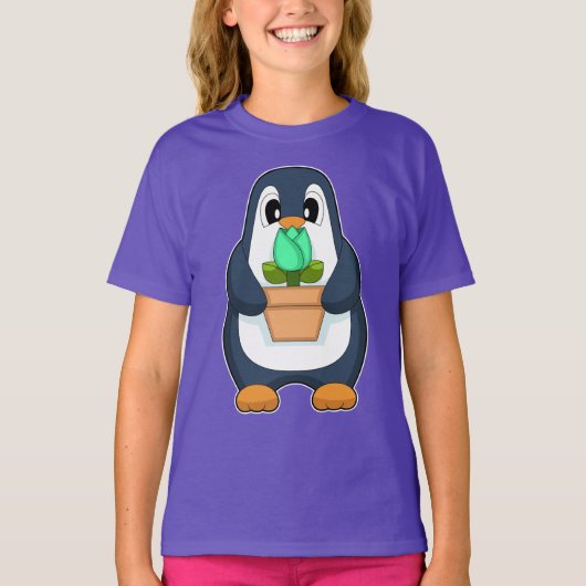pinguïnbloem t-shirt (Voorkant)