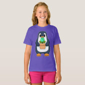 pinguïnbloem t-shirt (Voorkant volledig)