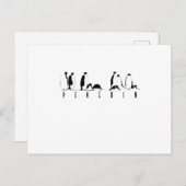 Pinguine Briefkaart (Voorkant / Achterkant)