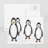 Pinguine Briefkaart (Voorkant / Achterkant)