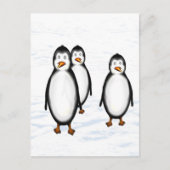 Pinguine Briefkaart (Voorkant)