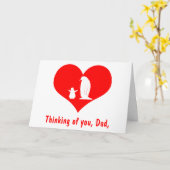 Pinguïnen: Het de gelukkige Papa en Kuiken van Kaart (Gele Bloem)