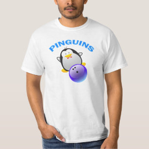 PINGUINEN - TEAM VOOR BOWLING T-SHIRT