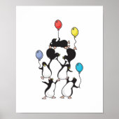 pinguïnepiramide poster (Voorkant)