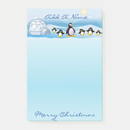 Pinguïnfamilie en Iglu Post-it® Notes