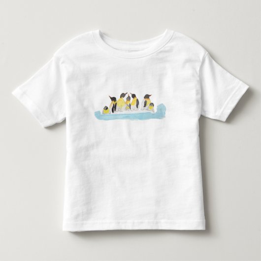 Pinguïnfamilie Kinder Shirts (Voorkant)