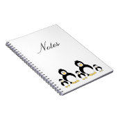 Pinguïnfamilie Notitieboek (Rechterzijde)