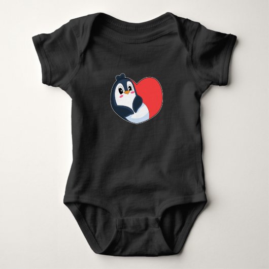 Pinguïnhart Romper (Voorkant)